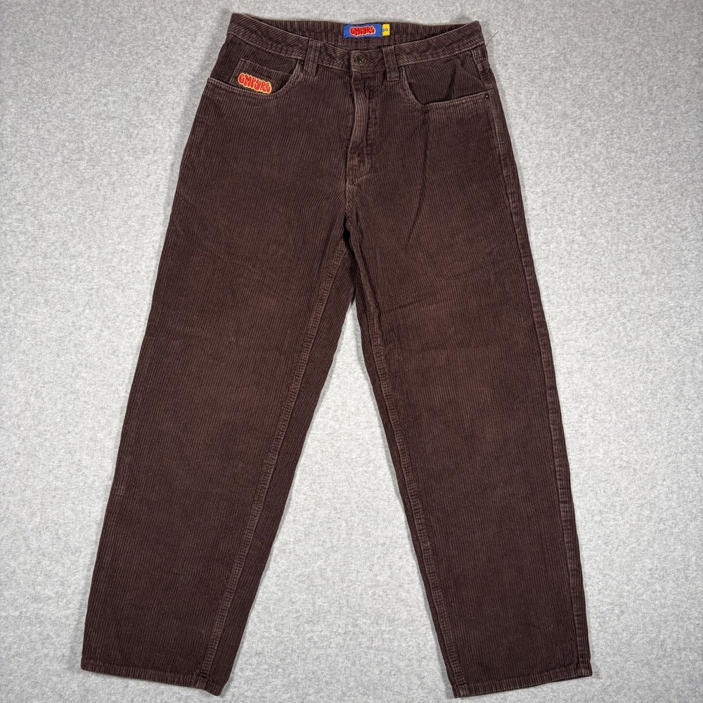 Empyre Pants Brown Relax Corduroy Loose Men's 30 (Fits 31x28) Skater Fit